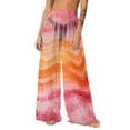 thumbnail image 2 of Gamivast Swimsuit Cover Ups for Women Mesh Beach Pants High Waisted Wide Leg Sheer See Through Bathing Suit Bottoms Summer Vacation Pool Party Outfits, 2 of 8