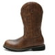 thumbnail image 2 of Botas vaqueras occidentales de cabeza ancha para hombre Botas gruesas de tubo medio, 2 of 6