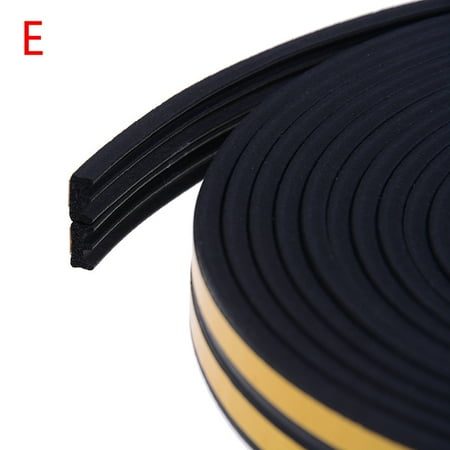 

MageCrux 1PC 10M Draught Excluder Self Adhesive Rubber Door Window Seal Strip Roll Foam