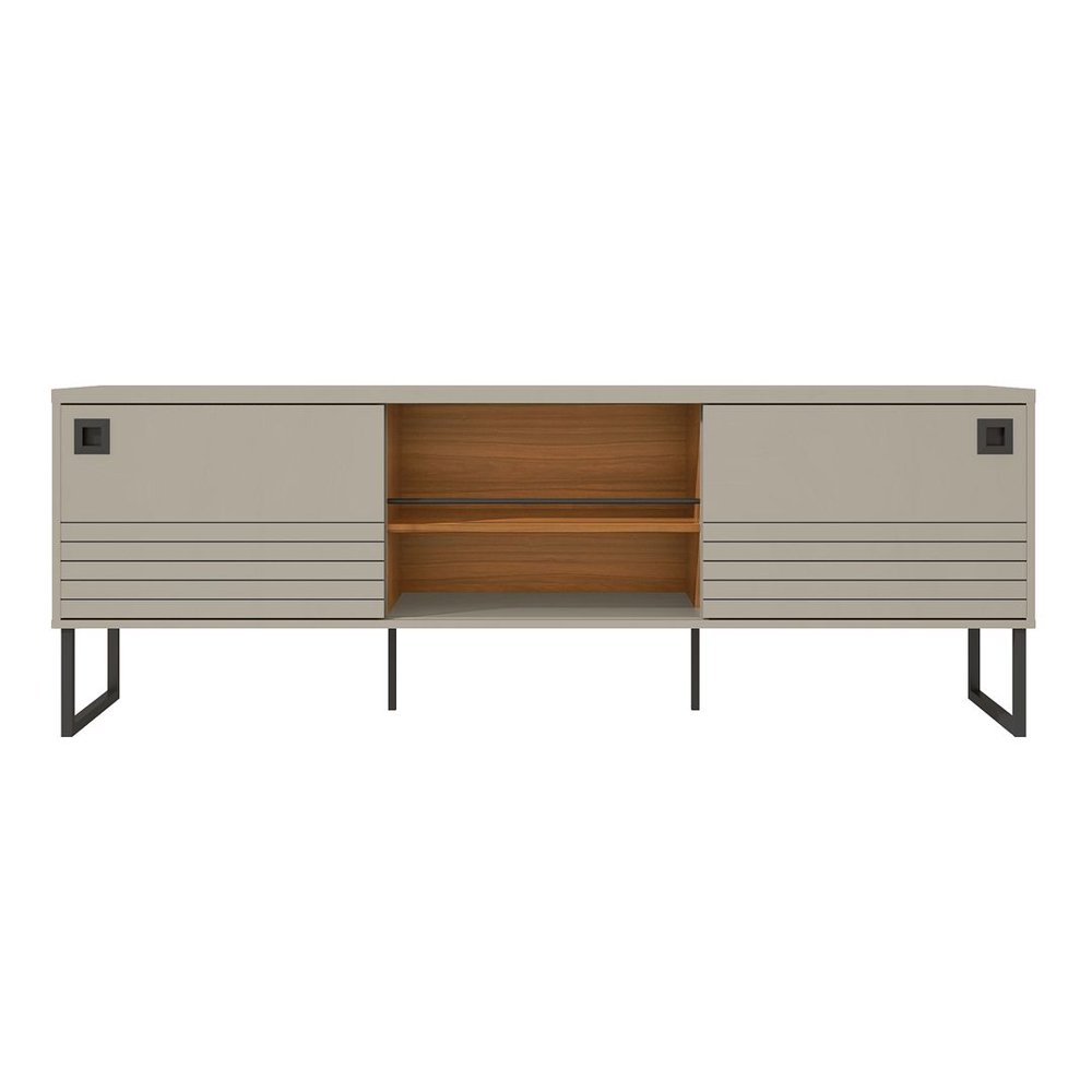 Manhattan Comfort Loft 70.47 Modern TV Stand with Media Shelves and