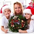 thumbnail image 6 of NOGIS Grapevine Wreath Set, 2 Pieces Natural Vine Branch Wreath Christmas DIY Rattan Wreath Garland for Christmas Holiday Craft Wedding Decor (12 in), 6 of 7