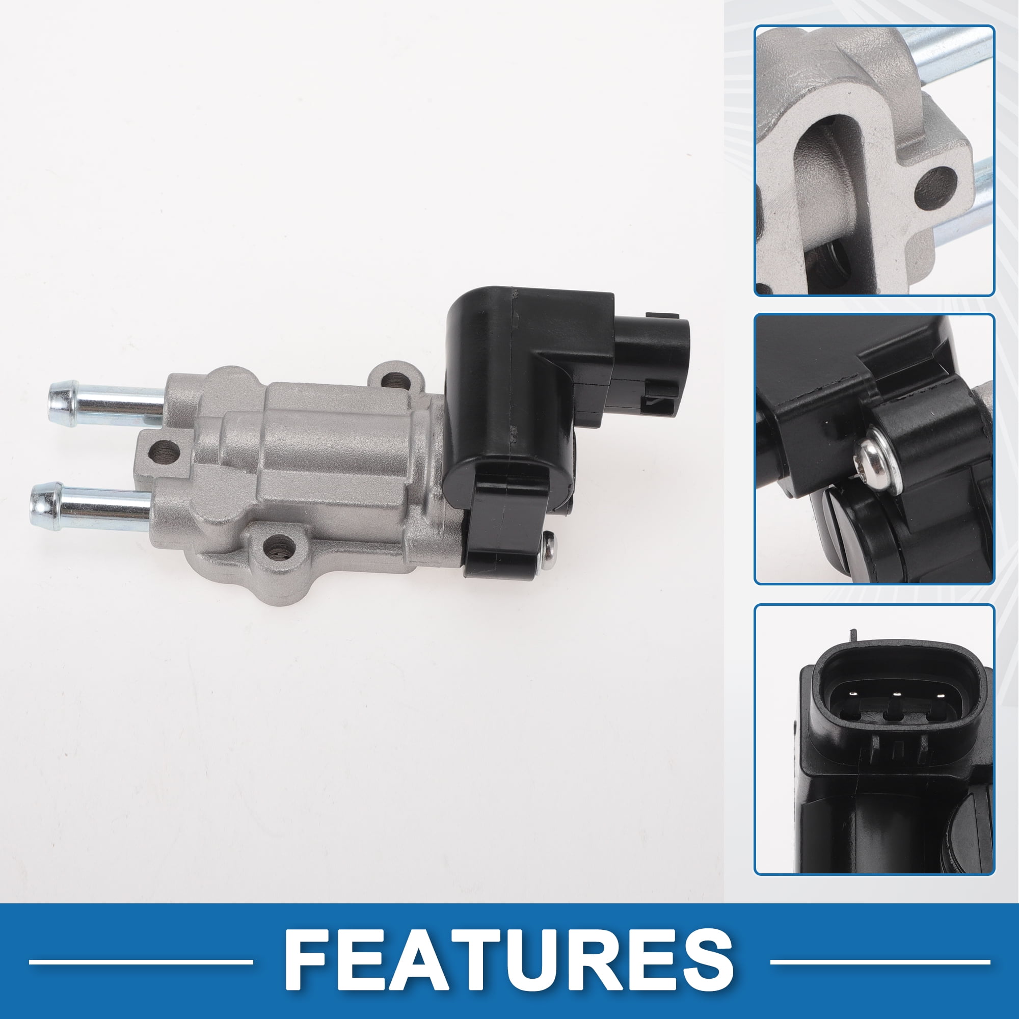 Unique Bargains Car Idle Air Control Valve for Toyota Corolla 2003-2006, for Toyota Matrix 2003-2006 Replace No.2227022061 IACV Idle Motor Idle Air Control Valve