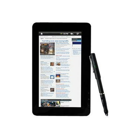 Nextbook Next5 - eBook reader - Android 2.1 - 2 GB - 7" color TFT (800 x 480) - touchscreen - microSD slot - Wi-Fi - black