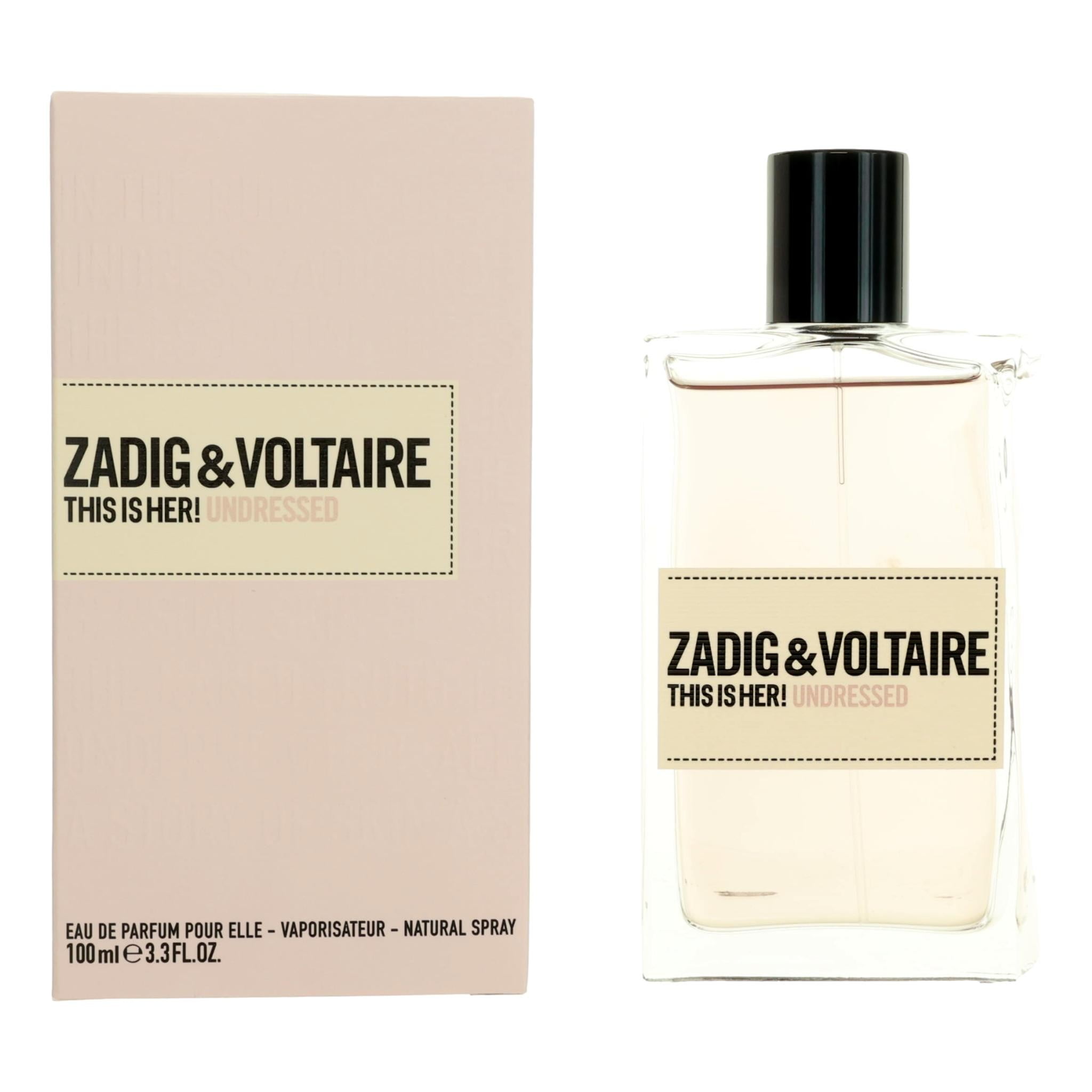 ZADIG&VOLTAIRE THIS IS HER!オードパルファン 30ml Zadig & Voltaire Men's Perfume - This Is Her! Undressed EDP Spray
