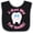Black and White, variant on Inktastic I Got My 1st Tooth Girls Baby Bib