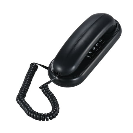 Portable Corded Telephone Phone Pause/ Redial/ Flash Wall Mountable Base Handset for House Home Call Center Office Company (Best Home Phone Company)