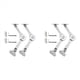 thumbnail image 1 of Bisagra de Alta Resistencia, Soporte de Tapa, Bisagra de Suave, Soporte de Bisagra de Pecho para Gabinete, Cocina, Armario, 4 Piezas, 1 of 5