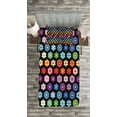 thumbnail image 3 of Ambesonne Flower Quilted Bedspread Set 2 Pcs, Colorful Daisy Blooms, Twin Size, Multicolor, 3 of 3