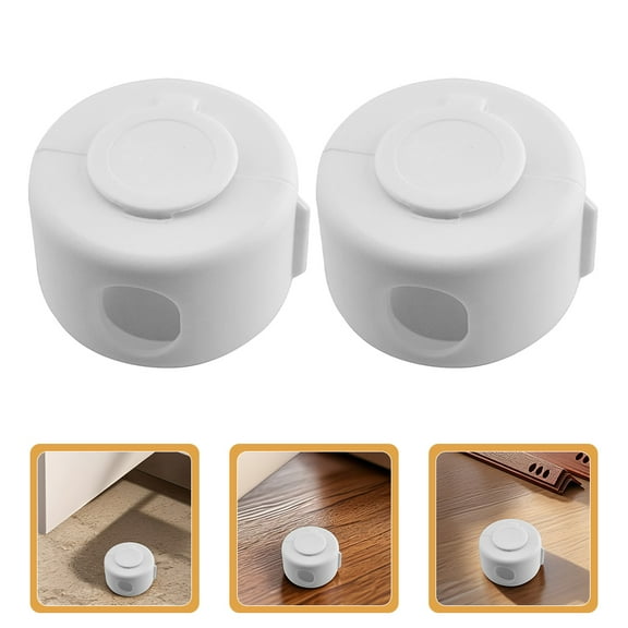 LIFKOME 2Pcs Child Safety Door Knob Covers Baby Proof Door Handle Protectors Thickened Door Handle Wraps White
