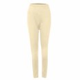thumbnail image 5 of Sevevn Fashion Plus Size Womens Sexy Leggings Trousers Yoga Sport Hole Casual Pants Beige XXXL Christmas Deals, 5 of 7