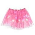 thumbnail image 4 of Glimmering Sequin LED Light Up Half Skirt Tutu With Starry Netting For Adults Sparkling Party Wear Dance Skirts for Women Skater Skirt plus Size Linen Skirt Ballet Skirts for Girls Rip Skirt Length 2, 4 of 4
