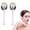 Silver/Pink, variant on Rupoun 2pcs Facial Ice Globes Stainless Steel Beauty Rollers for Skin Care 7.48 inches / 19 cm Cold Massage Tools Pink Handle Edition