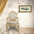 thumbnail image 3 of Barnes, Natasha 14x7 Gold Ornate Wood Framed with Double Matting Museum Art Print Titled - Abstract Composition VII, 3 of 4