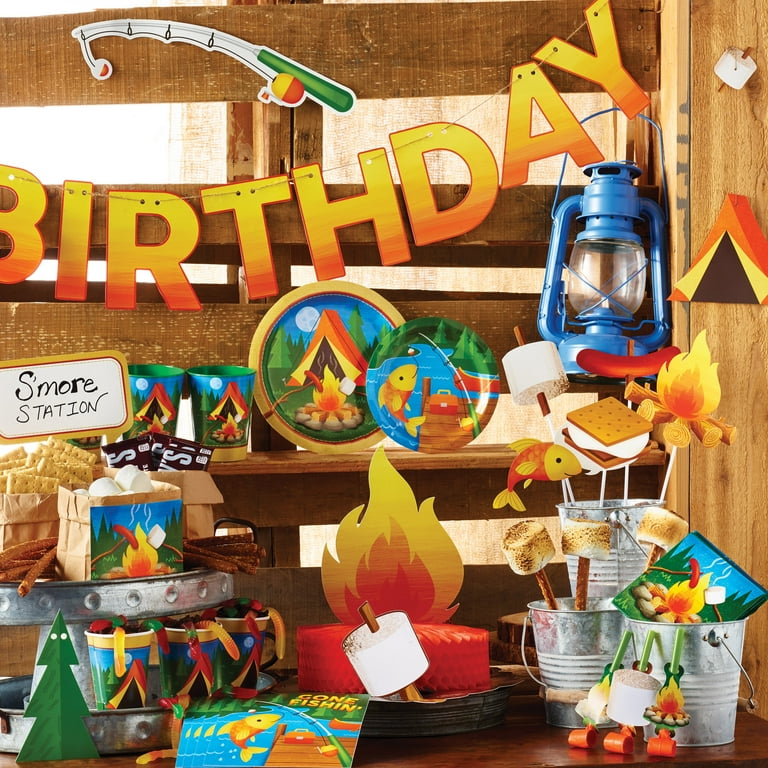 Creative Converting Striscione Festa Farmhouse Fun Con Adesivi - 20x152 Cm