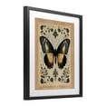 thumbnail image 2 of Stupell Industries Cottage Vintage Butterfly Botanical Illustration Black Framed Print Under Glass, 13 x 16, by Arlington Prints, 2 of 8