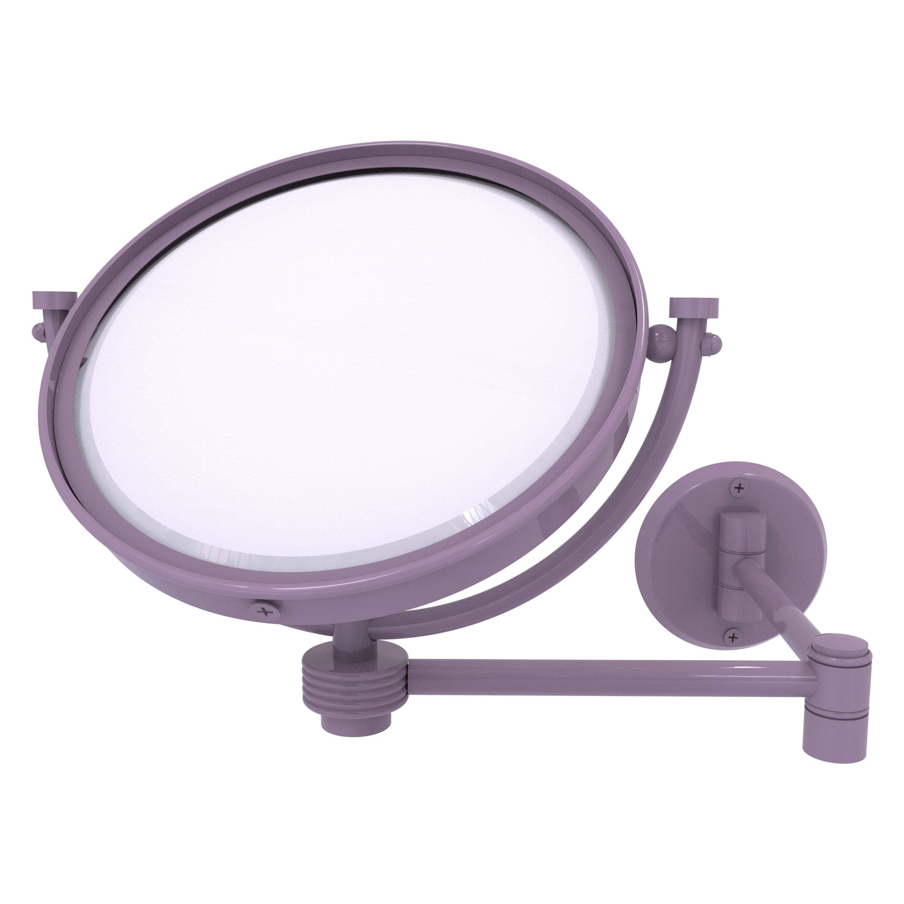 makeup mirror ramp 拡大鏡 ヴィンテージ 8-in Wall Mounted Extending Make-Up Mirror 5X Magnification with