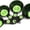 Green/Black, variant on Chef Craft Set of 10 Piece Spoons and Measuring Cups White & Blue, Silver
