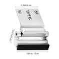 thumbnail image 2 of UPGRATOR Metal Reinforcement Lock For Front Door Lock Security Silver 1 Set, 2 of 7