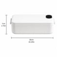 900ML Rechargeable Timing Heating Lunch Box,304 Stainless Steel Liner ...