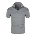 thumbnail image 2 of jeansian Polo Sport pour Hommes POLOS POLOS Golf Tennis Badminton Séchage Rapide Manches Courtes LSL243 Rouge2 Bleu 4TG, 2 of 5