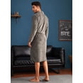 thumbnail image 2 of Men Solid Belted Sleep Robe, 2 of 4