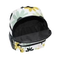 thumbnail image 6 of FORMRS School Backpack with Front Zippered Pocket 12" Student Travel Daypack, White Flower, 6 of 6