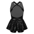 thumbnail image 2 of iEFiEL Kids Girls Sequined Waist Bowknot Ballet Dance Leotard Dress Jazz Tap Dancewear, 2 of 7
