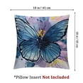 thumbnail image 4 of PIKWEEK  Butterfly Farmhouse Throw Pillow Covers, Wild Butterflies Set of 2 Cushion Case Pillow Cover for Bed  Couch Square Throw Pillowcases for Men Women Multiple specifications&nbsp; White, 4 of 7