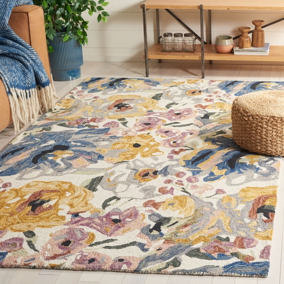 Safavieh Jardin Constance Floral Area Rug, Ivory/Pink, 5' x 8'