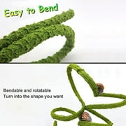 Trianu Hermit Crab Climbing Toys, Jungle Vines for Reptiles, Small Animal Terrarium Decor, Bendable, Artificial, for Hermit Crab, Frog and Reptile
