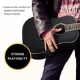 thumbnail image 4 of Donner Guitarra acústica para principiantes adultos 36 pulgadas Dreadnought tamaño 3/4 paquete de guitarra negra paquete kit de viaje, madera de abeto con bolsa de transporte Capo Tuner Correa cuerda, 4 of 5