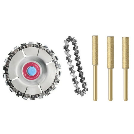 

FarDo 4 inch Professional Chain Saw Disk Precision Machining Wear-resistant Long Service Life Chain Saw Blade Set for Woodworking