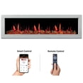thumbnail image 5 of Litedeer Homes Electric Fireplace Insert ZEF78VAW Litedeer Gloria II Wall Mounted Electric Fireplace With Smart App 68 inch, 5 of 5