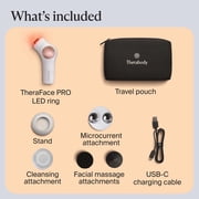 TheraFace PRO Face Massager by Therabody | 8-in-1 Compact and Powerful Facial Device | White