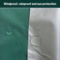 thumbnail image 5 of M Buder Artificial Christmas Tree Storage Bag, Dark Green 30x58 inches / 76.2x147.3 cm, Multi-Function Windproof Rainproof 420D Oxford Cloth Dust Cover for Upright Trees, Heavy Duty Zip, 5 of 9