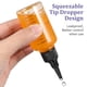 thumbnail image 4 of 1 paquete de frascos de viaje portátiles transparentes vacíos de 50 ml con gotero y punta exprimible con escala (10 unidades/paquete, color aleatorio para la tapa)., 4 of 7