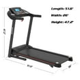 thumbnail image 7 of GZXS Folding Treadmill, Smart Motorized Treadmill With Manual Incline And Air Spring Mp3, Exercise Running Machine With 5" Lcd Display For Home Use, 7 of 7