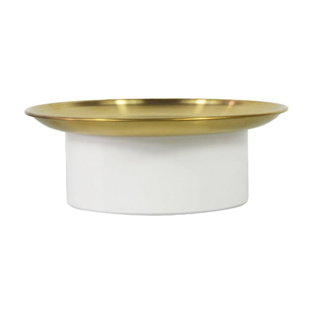 GUOOL Boîte de Rangement avec Couvercle Assiette à Gâteau Aromathérapie Commode de Salle de Bain Cadeau Blanc Grand