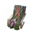 thumbnail image 4 of Flamingo Soft Flannel Fleece Throw Blanket, Illustration of Animal Tropical Garden Hibiscus Flower Plant Vintage, Cozy Plush for Indoor and Outdoor Use, 70" x 90", Green Pink Blue, by Ambesonne, 4 of 6