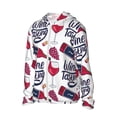 thumbnail image 2 of Kll Red Wine Glass Bottle Print Men'S Women’s Upf 50+ Sun Protection Outdoor Hoodie Jacket Long Sleeve Fishing Hiking Performance Shirt- X-Large, 2 of 8