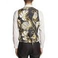 thumbnail image 2 of Paisley & Gray mens  Marylebone Slim Double-Breasted Vest, XL, Black, 2 of 3