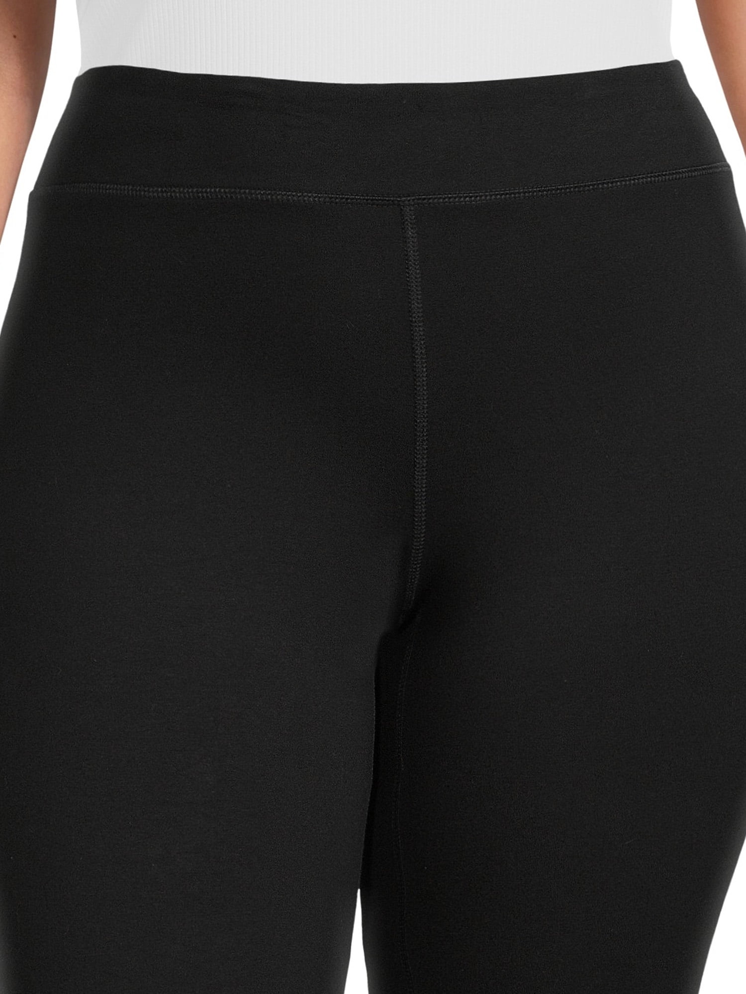 Athletic Works Women’s and Women's Plus Stretch Cotton Blend Straight Leg Pants