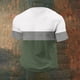 thumbnail image 4 of Tops para hombre, blusas y camisas de manga corta con cuello redondo para hombre, camisetas casuales holgadas con estampado elástico para hombre, blusa de manga corta con cuello redondo para primavera, 4 of 7