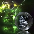 thumbnail image 2 of H&D 3D Constellation Ball Crystal Paperweight Glass Full Sphere with Stand(Virgo), 2 of 7