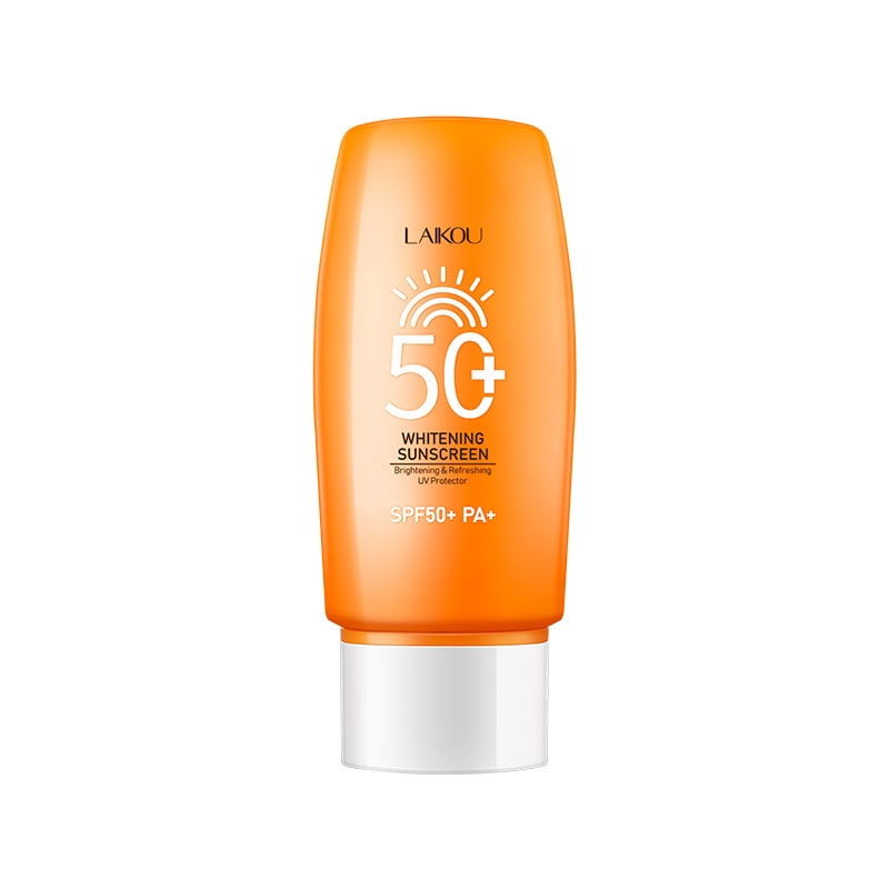 Organic Sunscreen SPF 50, Refreshing Sunscreen,NonGreasy, Clear, Coral