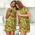 thumbnail image 4 of Lsque Tropical Summer Fruit Pattern Nightgowns for Women Sleep Shirts Short Sleeve Nightshirt Pullover Nightdress Soft Sleepwear Relaxed Fit Nightdress, 4 of 6