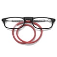 thumbnail image 2 of 1pcs +150 Magnetic Reading Glasses, Portable Hanging Neck Reader, Front Connection Glasses, Adjustable Long Stem, Hd Lens, Unisex, 2 of 5