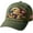 Green, variant on Eagle and Liberty United States 250th Anniversary Hat, Patriotic Baseball Cap with Bald Eagle Design, Adjustable Cotton Cap for Men and Women