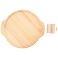 thumbnail image 1 of Bamboo Sofa Tray Table Clip On Side Table Couch Arm With 360 Rotating Phone Holder, Couch Tray For, 1 of 5