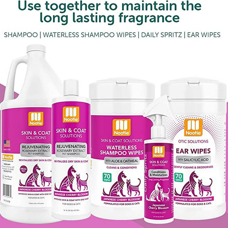 Nootie waterless 2025 shampoo wipes